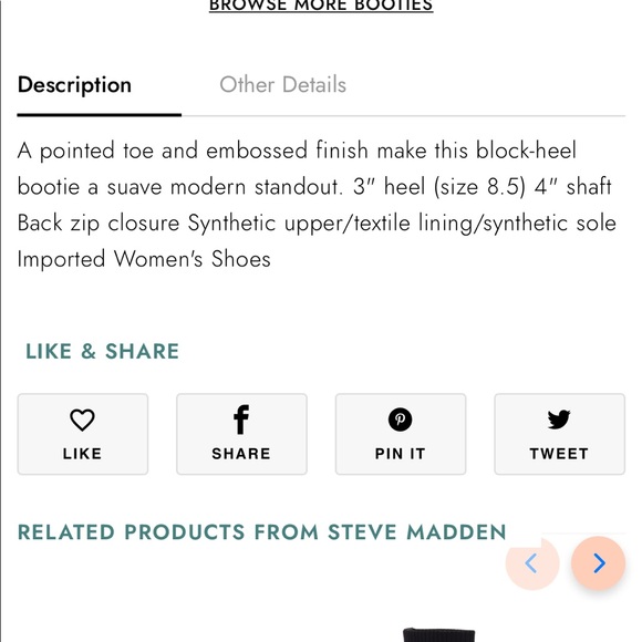 Steve Madden Snakeskin Ankle Booties - Picture 10 of 10